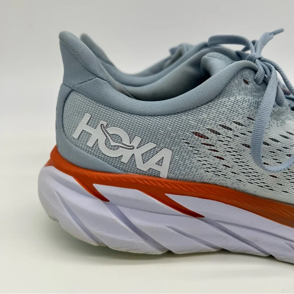 Hoka One Clifton Edge Light Blue Wonen Sneakers Size 8.5B - Picture 7 of 16